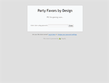 Tablet Screenshot of partyfavorsbydesign.com